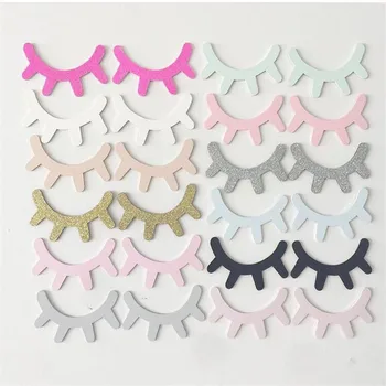 

2Pcs 3D Eyelash Wooden Eyelash Wall Sticker For Nursery Kids Room Selfadhesive Background DIY Home Decoration 15*11*0.6cm