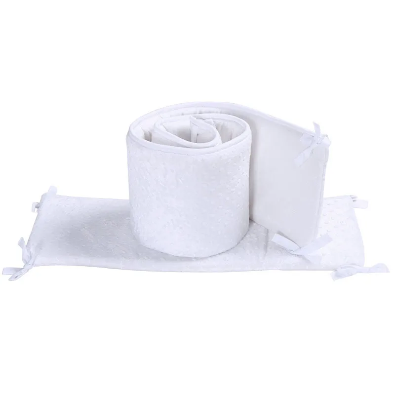 

4pcs/set Baby Bed Bumper Anti-collision Kid Bed Around Cushion Cotton Newborn Baby Crib Bumper Toddler Crib Protector Room Decor