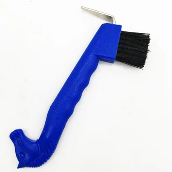 

Quality and professional cattle Horse hoof pick/cleanning tool with Soft touch gel handle cattle horse farm equipment
