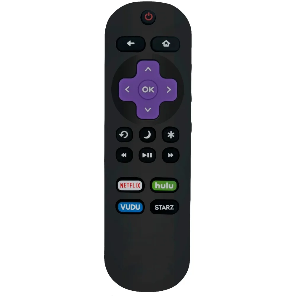 

New Remote Control for Element Roku 4K ULTRA SMartTV E4SW5518RKU E4SW5017RKU 101018E0011 E2SW6518RKU hulu Vudu Starz