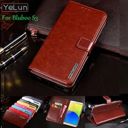 На Алиэкспресс купить чехол для смартфона yelun for bluboo s3 cover luxury leather phone case protective flip case wallet 6.0дюйм.