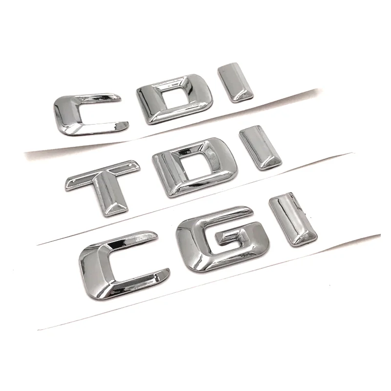1 шт./лот ABS Бесплатная доставка CDI CGI TDI хромированный значок эмблема