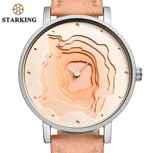 STARKING New Unique Design Creative Mineral Stylish Quartz Women Watch Casual Fashion Ladies Gift Wrist Watch Vintage Timepieces