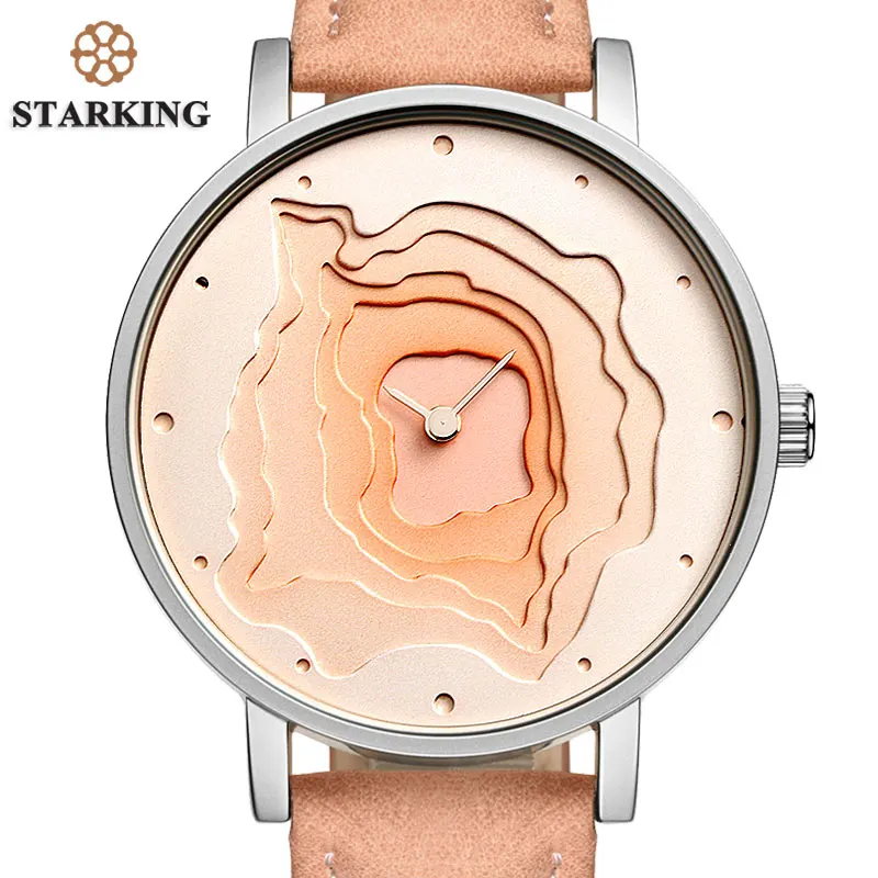 STARKING New Unique Design Creative Mineral Stylish Quartz Women font b Watch b font Casual Fashion