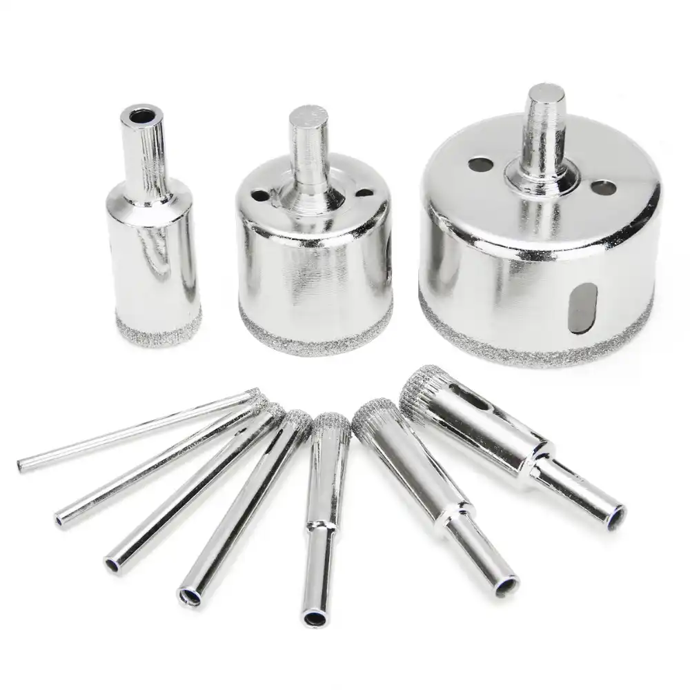 3MM-38MM DIAMOND PLATED TILE CERAMIC MARBLE GLASS CUTTER DRILL BITS HOLE SAW