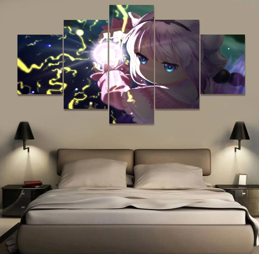 

5 Piece Modern HD Print Wall Art Canvas Art For Living Room Decor Painting Wall Art Painting Artwork Mr. Heromance animation