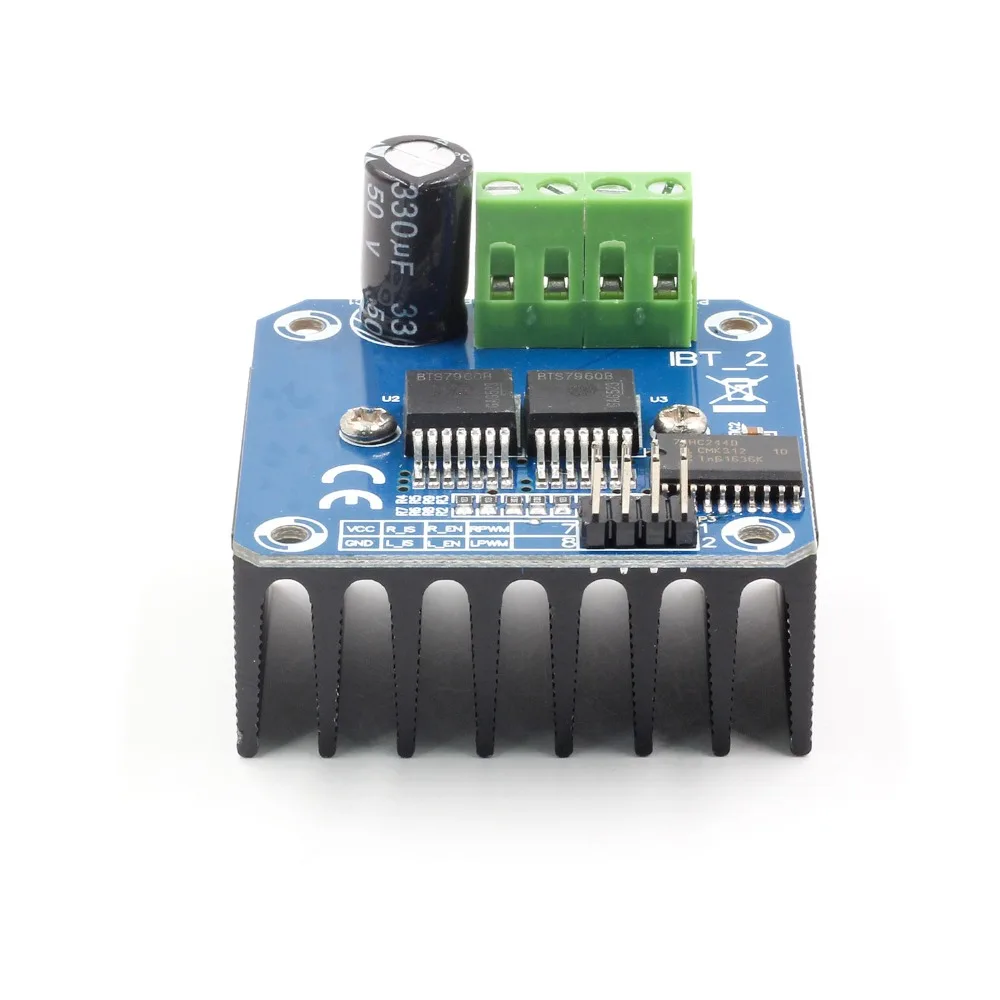 Двойной BTS7960 43A H bridge модуль драйвера двигателя высокой мощности/diy Диагностика