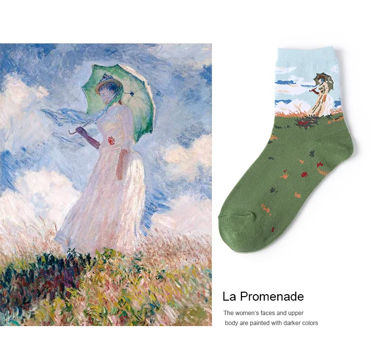 Хлопковые носки в стиле ретро для мужчин и женщин, с рисунком знаменитой серии, с рисунком, новинка, повседневные цветные носки в стиле Харадзюку, забавные носки