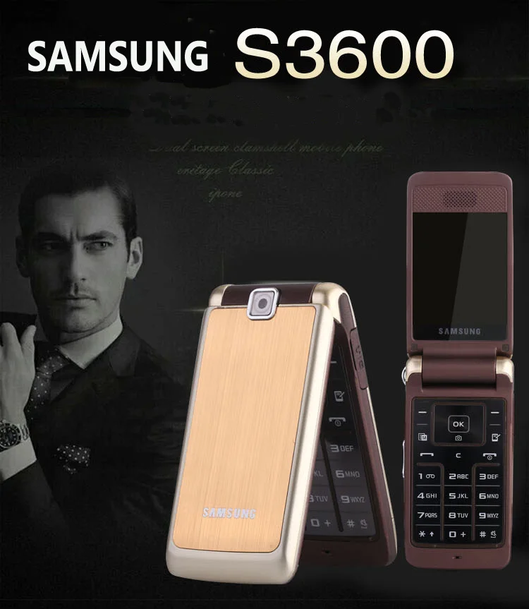 backmarket phones 100% Original SAMSUNG S3600 Mobile Phone English Keyboard Original Refurbished ,Free fast  shipping refurbished samsung phones