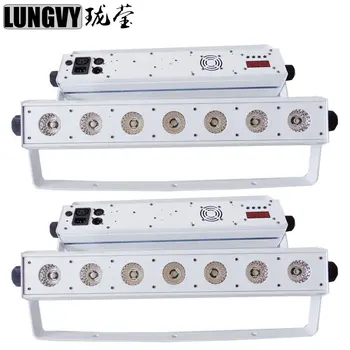 

Free Shipping 2pcs/Lot 7*30W 3 In 1 RGB Led Wall Washer Led Linear Lighting Fixture Indoor Stage Lighting Effect Floodlights