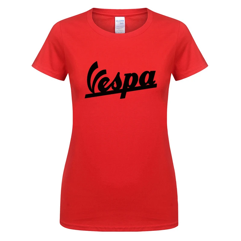 

Vespa No glue print cotton T shirt for Women Tops Casual Brand Graphic Tees Hipster Shirt Femme Womens Clothing plus size S-XL