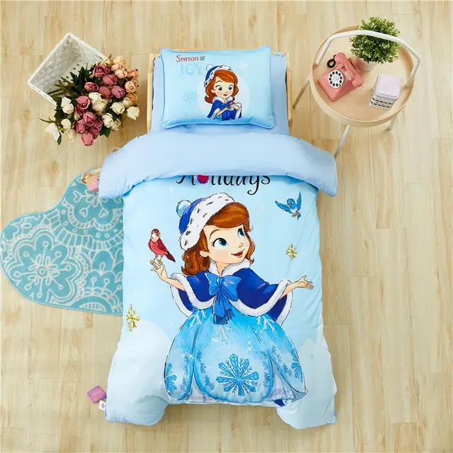 Disney Authentic Bedding Set For Baby Crib bed linen 3pcs set duvet
