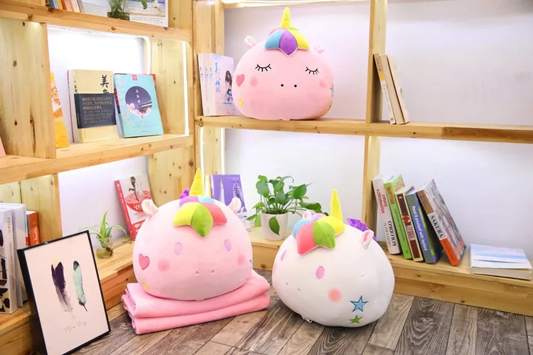 Boneca de Brinquedo de Pelúcia Bonito dos Desenhos Padrões Cobertor 1.7x1 m Pegasus Unicórnio Animados Travesseiro Bola Casa ar Condicionado Presente 1 pc 40 cm 4 2 de pelúcia bonito Dos Desenhos Animados travesseiro