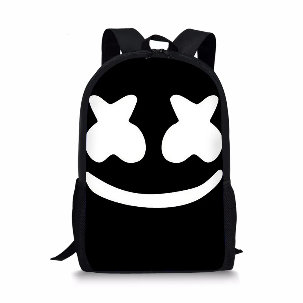 Школьные сумки marshmello с принтом для высоких школьные для мальчиков для девочек dj Детский рюкзак подростка