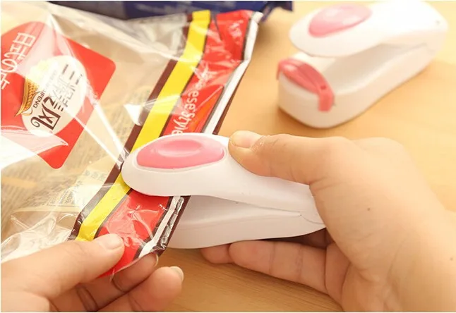 

plastic bag sealing Small hand pressure Battery sealing machine Metal Heating Laminator sealing clip Vacuum Food Sealers