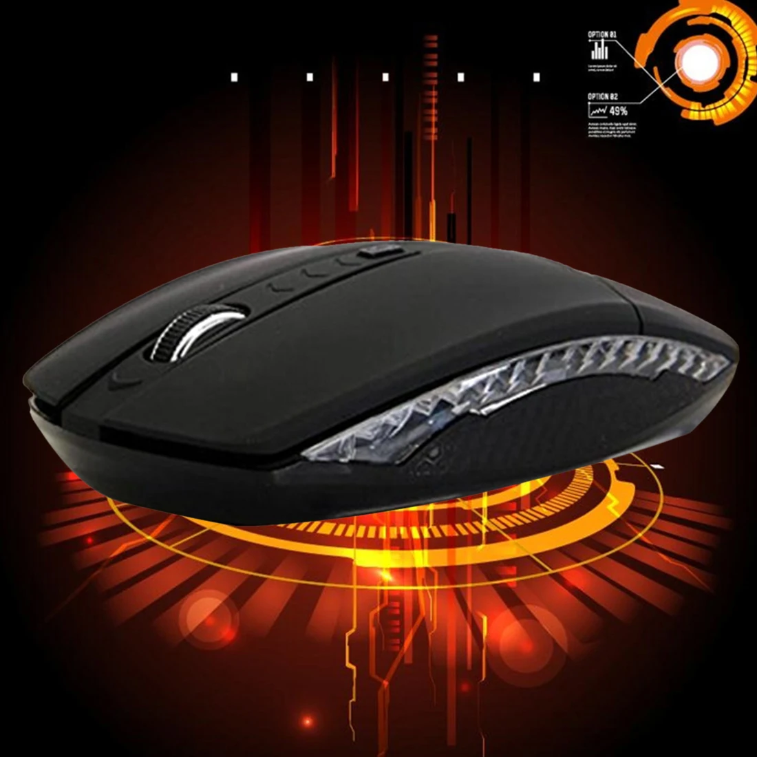 

2.4G Wireless Mouse Portable Optical 4 Buttons 1600 DPI Mice For Computer PC Laptop Gamer Mouse