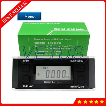 

Digital Protractor Electronic Angle Bevel Box 5340-90B With Magnet Inclinometer Measuring Instruments