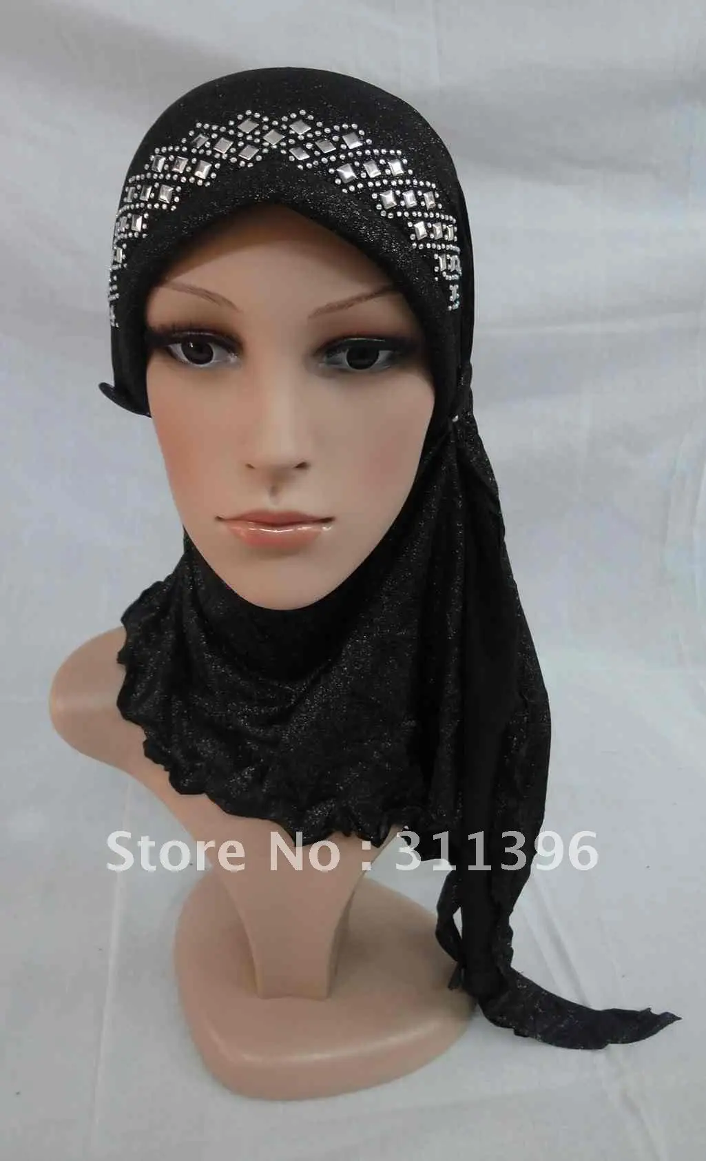 muslim higabs with aluminium flake embroidered,muslim hijab,arabian