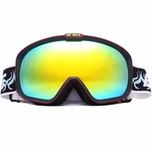 BE NICE ski goggles snowboards high coverage cylindrical snow glasses snowboard goggles anti fog for adlut 3400
