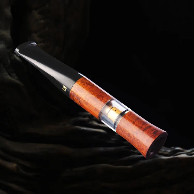 Роскошный Деревянный двойной фильтр Briar аксессуар для сигарет Очищаемый