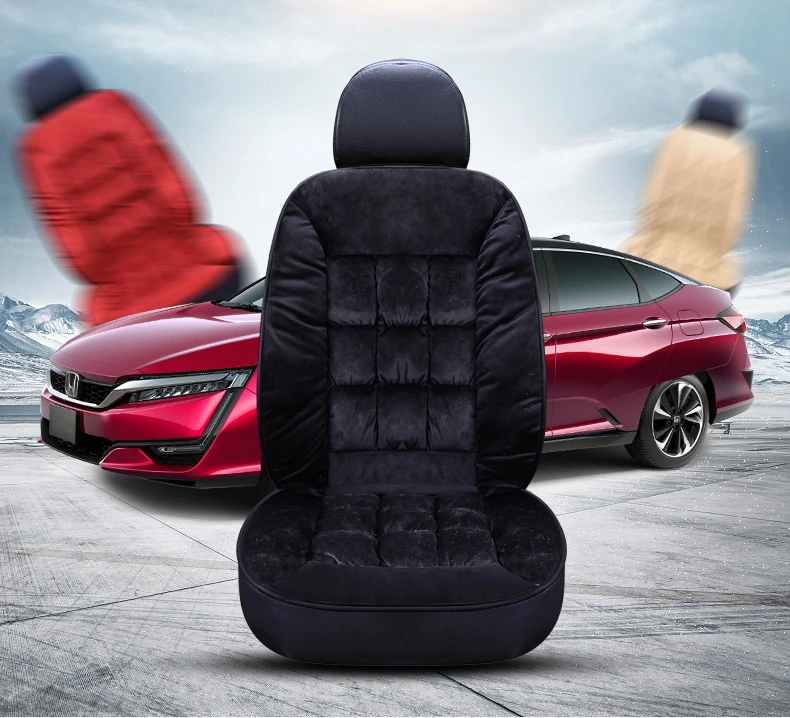 1 pc New Winter Car Seat Covers Universal Thick Cushion Cover For Grant Mode Front Seat Protector Keep Warm Non-slip Soft Pad