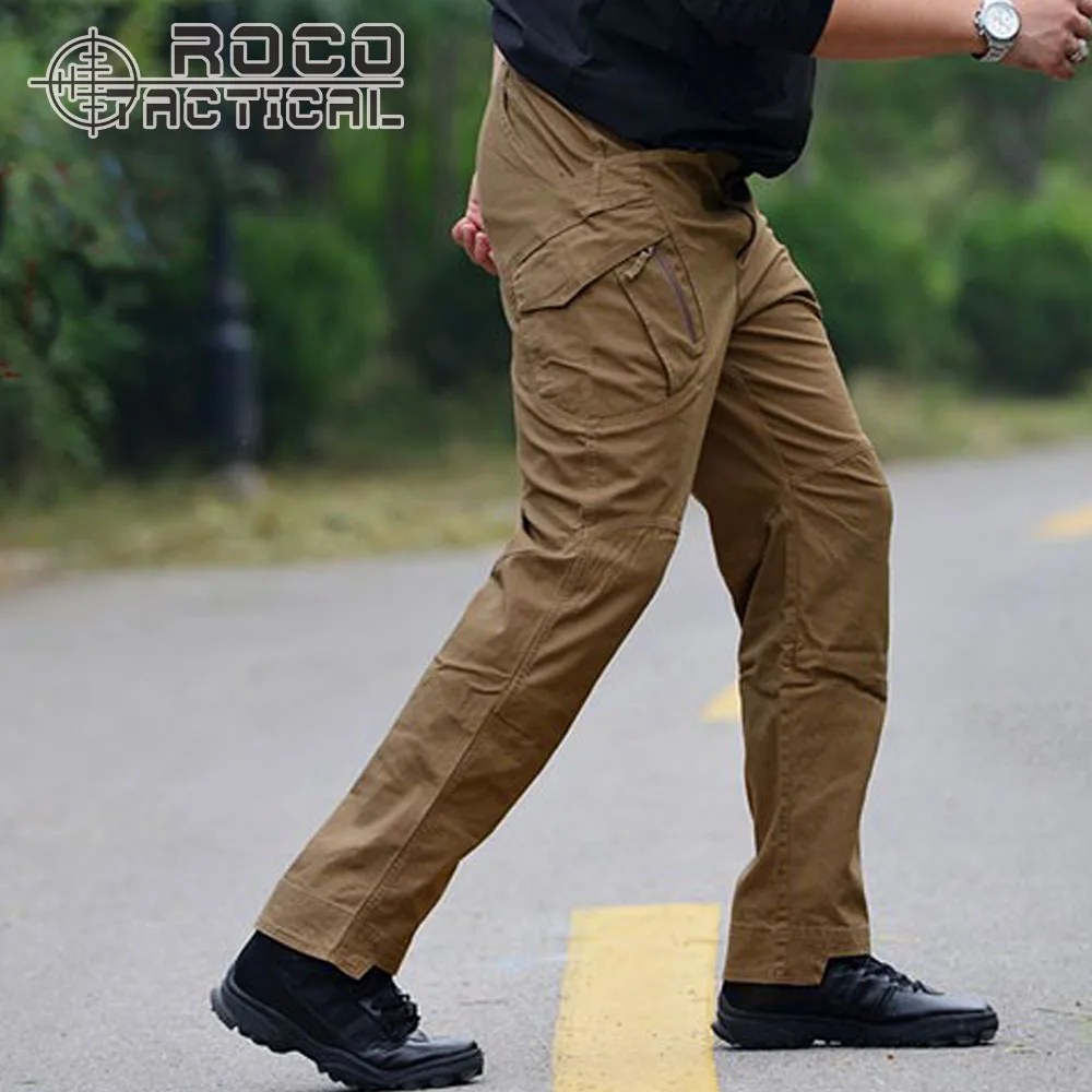 ROCOTACTICAL IX9 тактические брюки для походов на открытом воздухе военные брюки-карго BDU городские мульти-карманы Swat тренировочные брюки