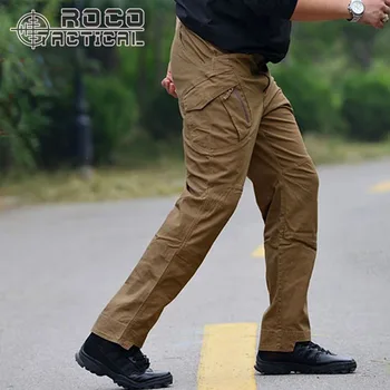

ROCOTACTICAL IX9 Tactical Trousers Outdoor Hiking Military Cargo Pants BDU City Urban Multi-Pockets Swat Training Pants