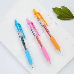 1 шт./лот для школы и офисы красочный набор Пресс Быстросохнущий Мода красочные гелевая ручка