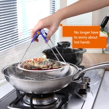 Stainless Steel Bowl Clip Taken Against Hot Dishes Bowl Clamp Pots Gripper