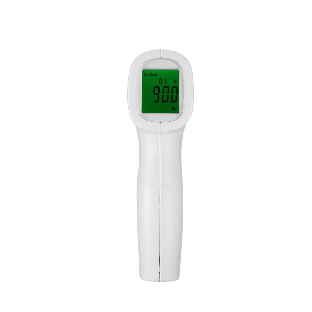 Handheld Digital infrared thermometer Non Contact laser Temperature Gun LCD Display for Body and Room temperature IR hygrometer