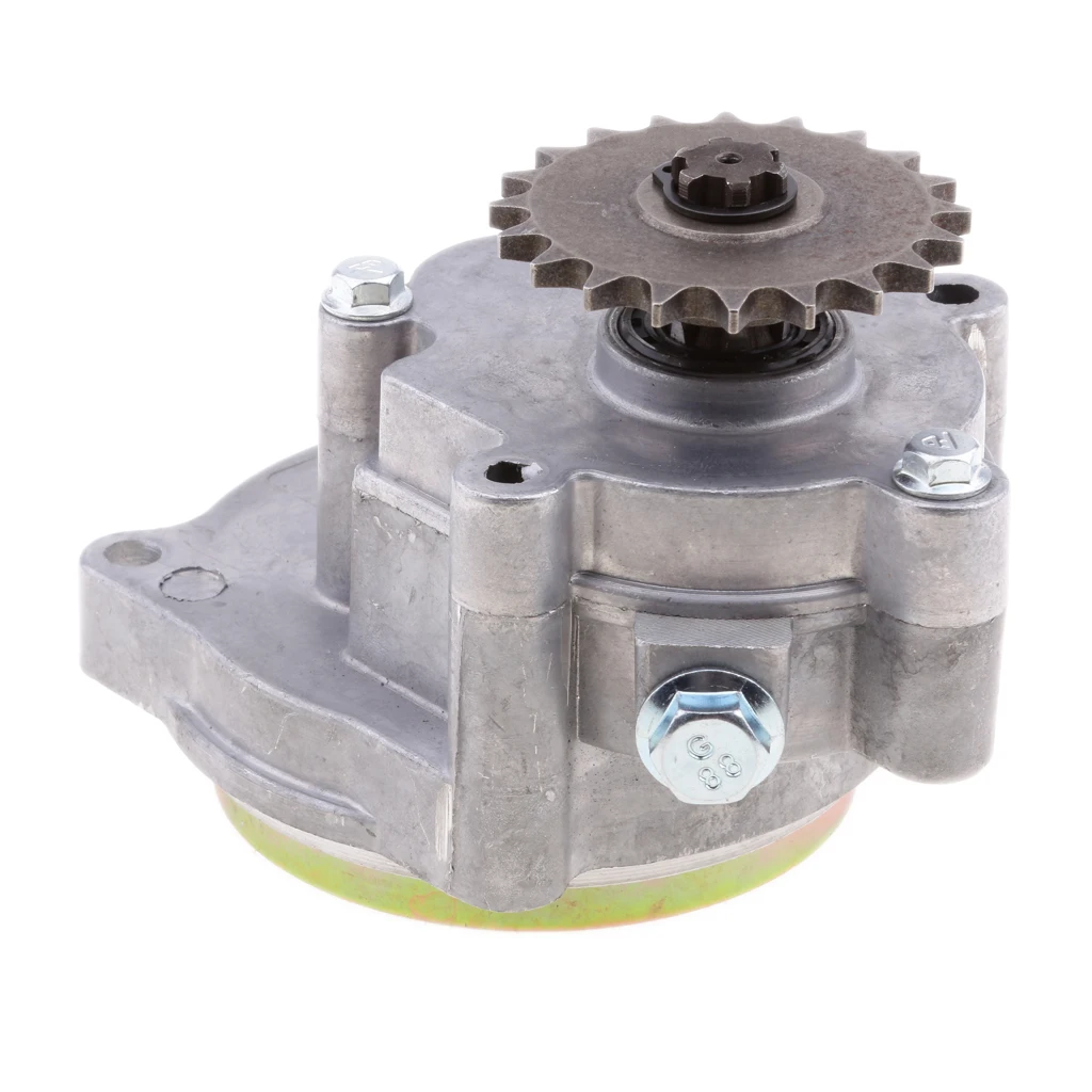 Aluminum Alloy Transmission GearBox 17T Gear Box for 47CC 49CC 2/4-Stroke Clutch Motor ATV Go Kart Mini Bike