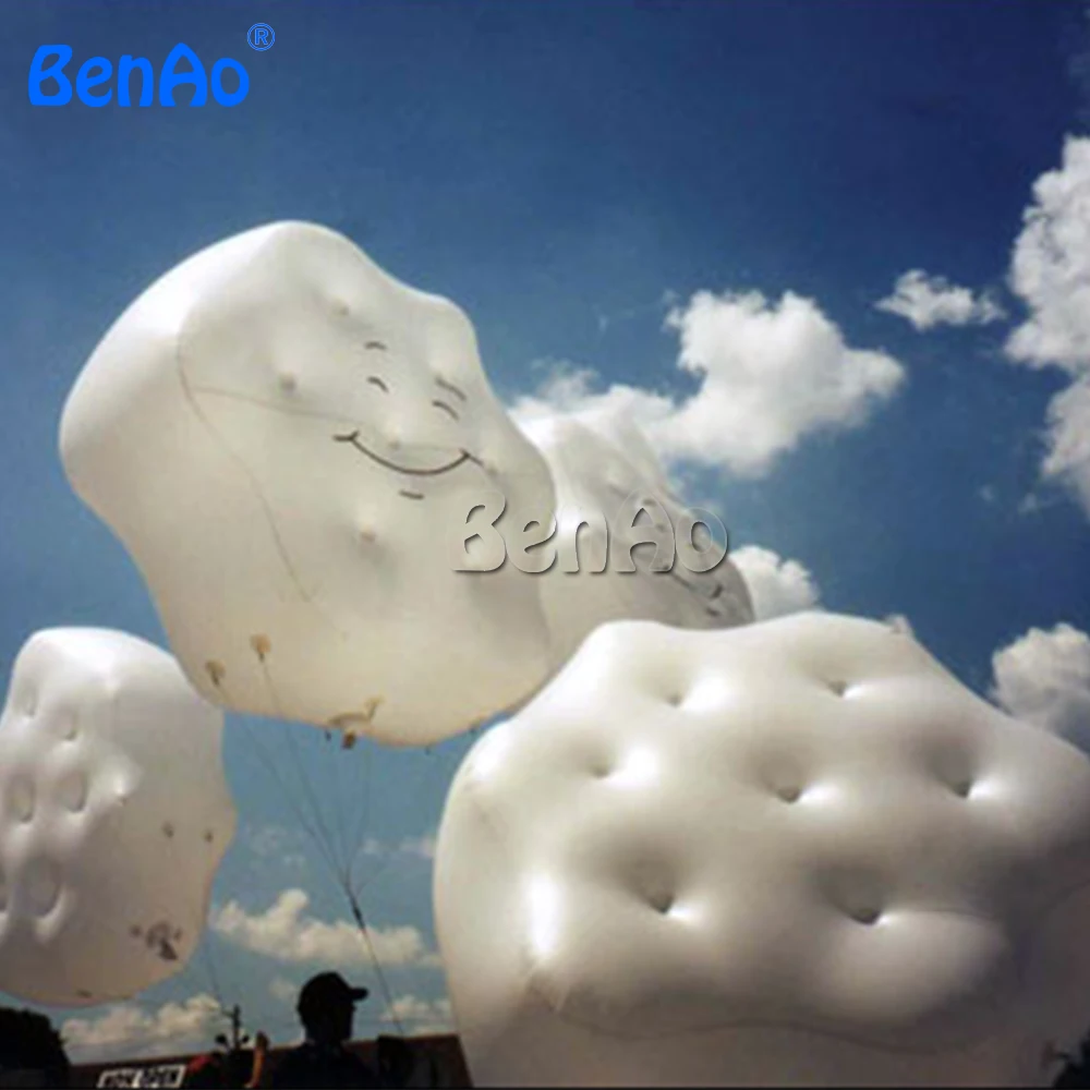 

AO051 BENAO Free shipping 1.5m Inflatable Cloud helium balloon for sale/Inflatable sky helium balloon for advertising