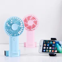 Горячий портативный мини-вентилятор usb зарядка Многофункциональный портативный вентилятор с держателем телефона для путешествий на открытом воздухе