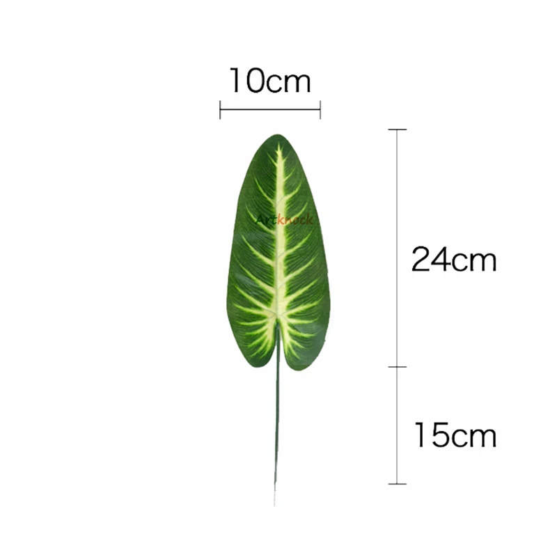 1 шт. искусственные пальмовые листья монстеры в форме листьев зеленые растения Свадебные украшения DIY дешевые цветы композиция растительный лист