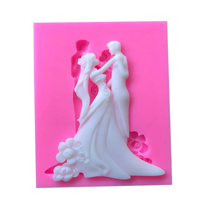 

Yueyue Sugarcraft Wedding silicone mold fondant mold cake decorating tools chocolate gumpaste mold