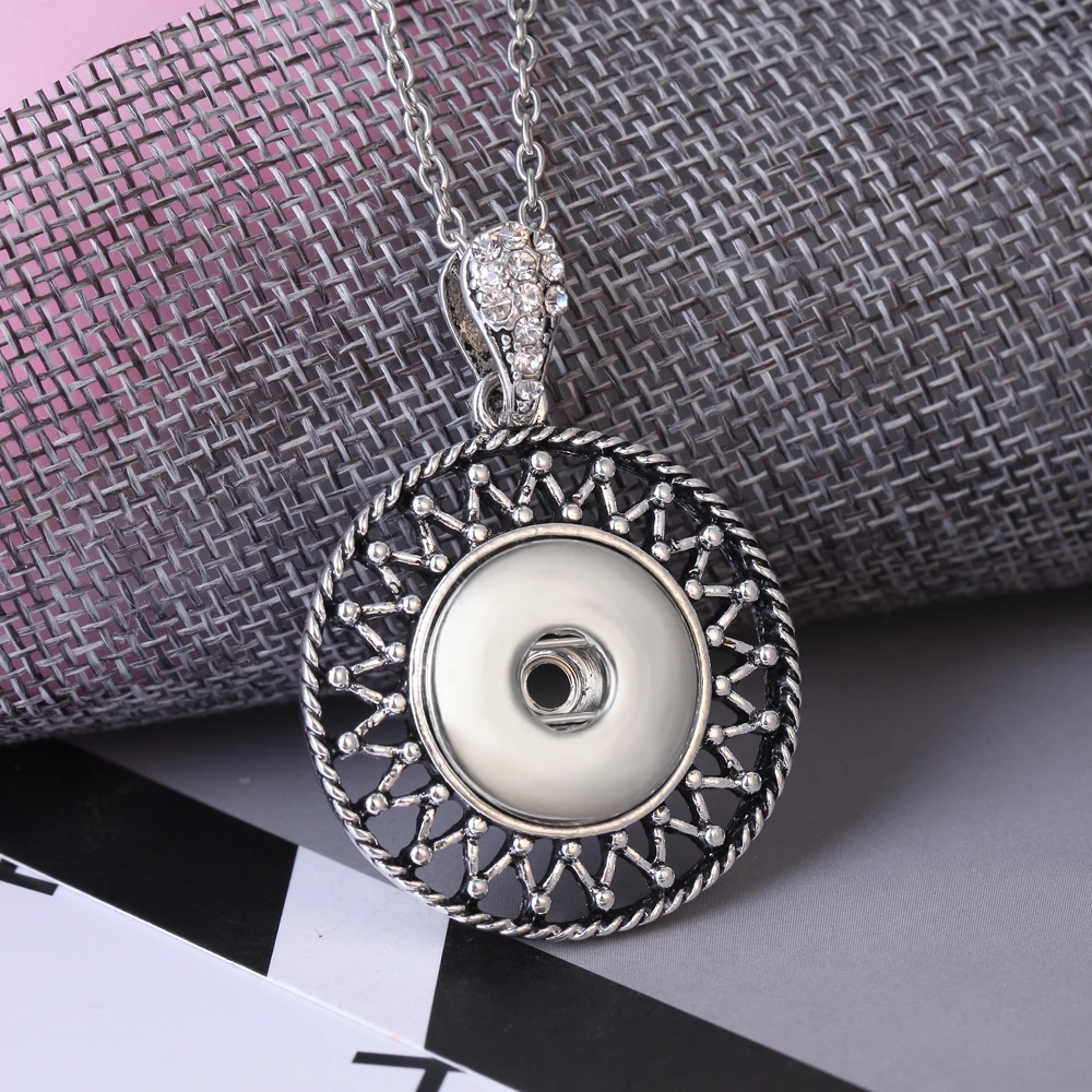 Новое ювелирное изделие классическое открытое круглое 18 мм ожерелье на кнопках 20