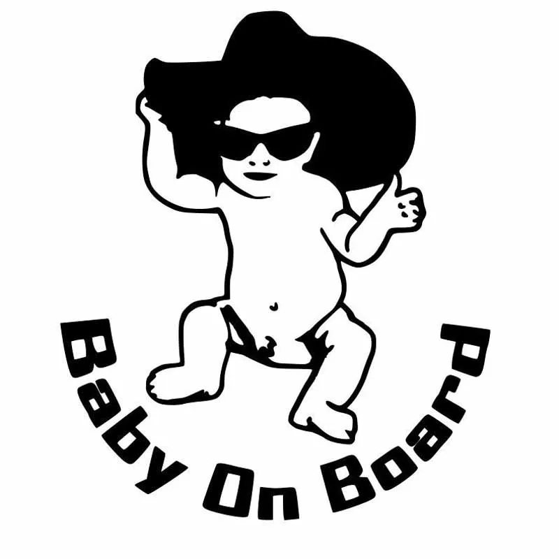 15*17.8CM BABY ON BOARD Creative funny WARNING Decals Car Windshield Decorative Stickers C1-4015 | Автомобили и мотоциклы
