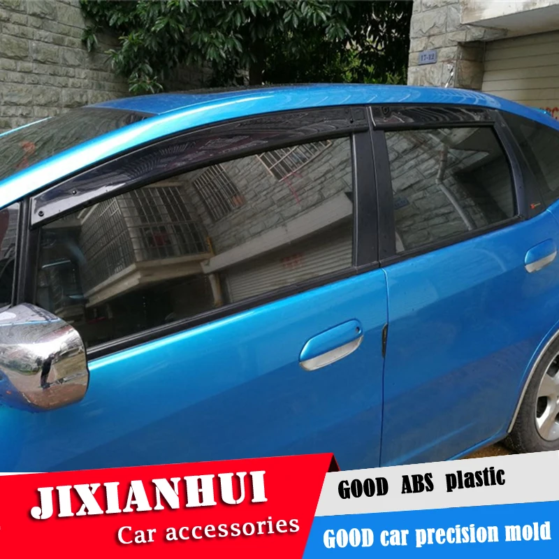 Для Honda FIT Пластиковый оконный козырек для JAZZ 2008-2013 Vent Shades Защита от солнца и дождя