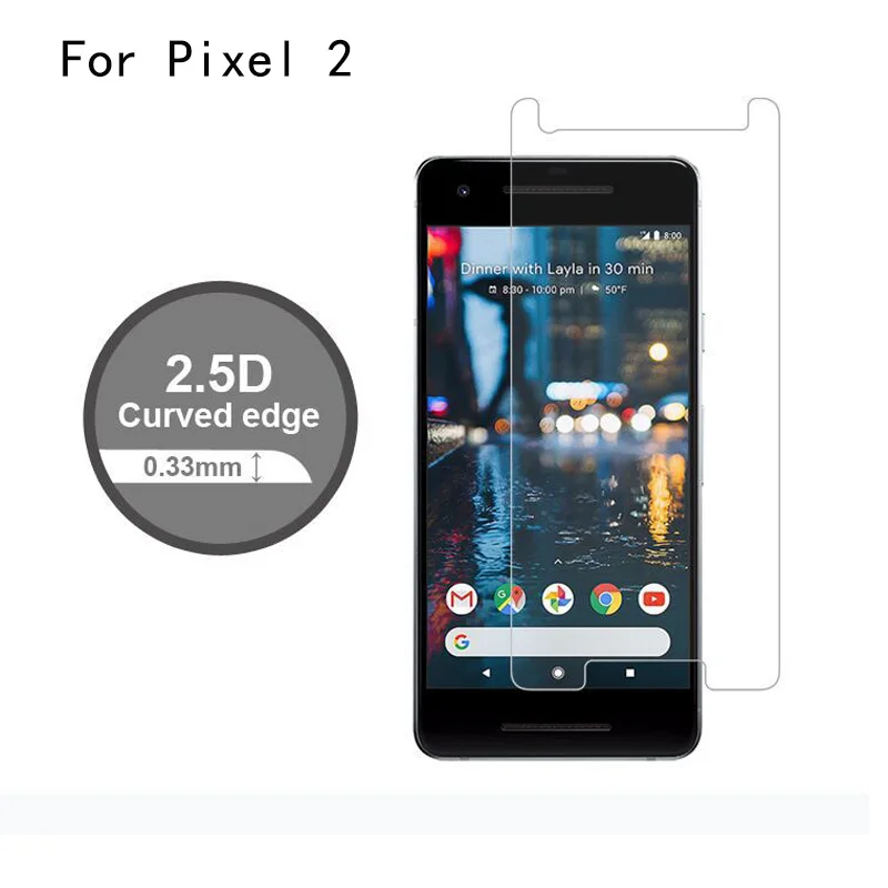 Закаленное стекло для Google Pixel 2 2XL 3 3XL 3A защита экрана размера XL For защитная
