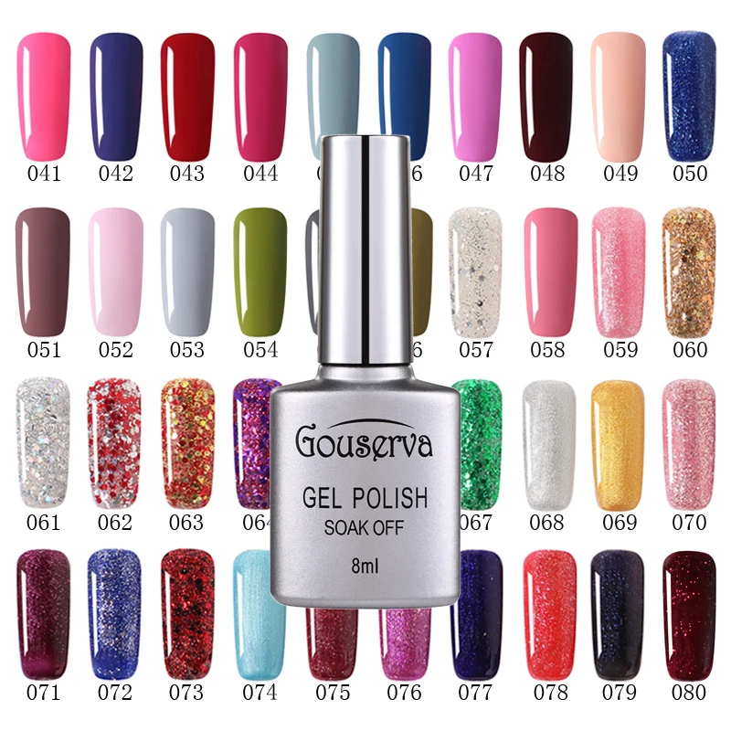 Buy Gouserva Organic Odorless Gel Varnish 160Color 8ml