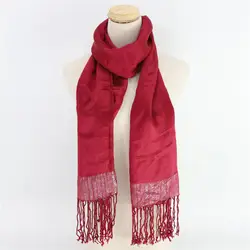Jinjin. QC женская шарф вискозные Шарфы материал Отличное качество на лето и весну модные женские стильные красный розовый цвет