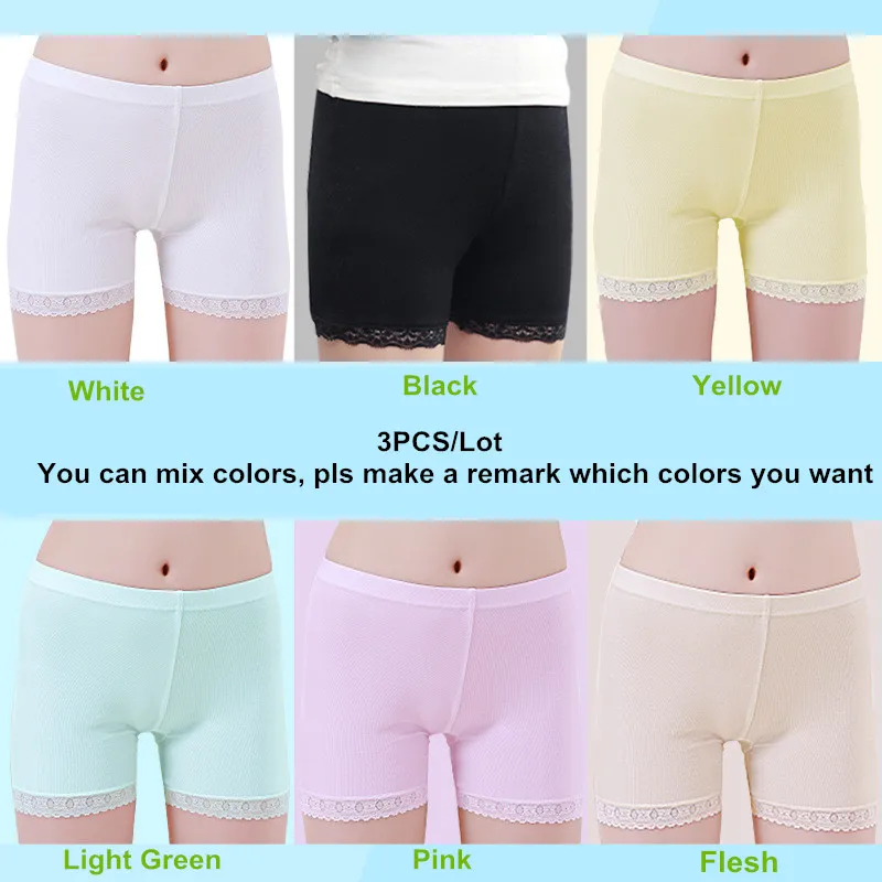 Anti Emptied Safety Lace Cotton Girls Underwear Panties 1-10