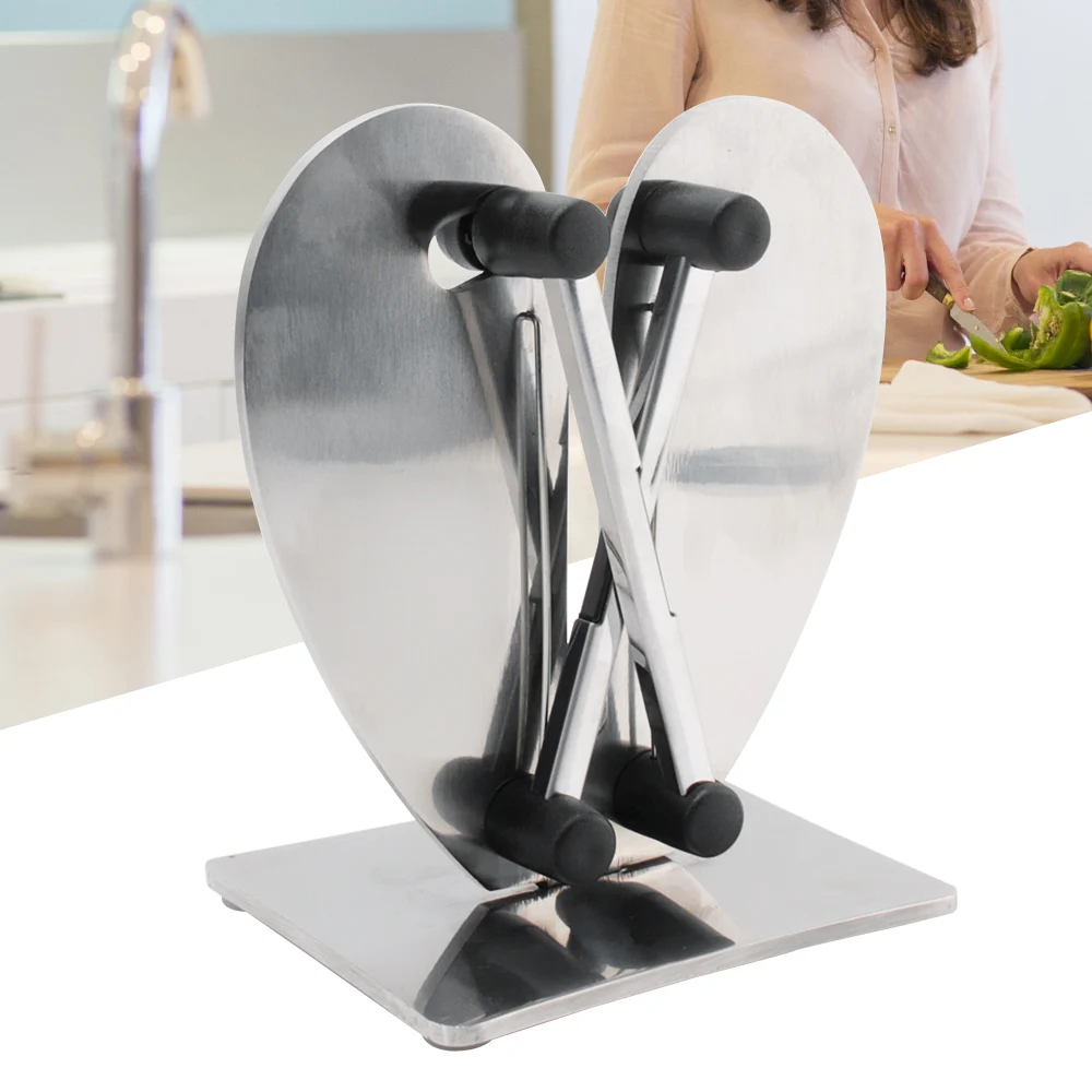 

Professional Knife Sharpener Household Grinding Tool Kitchen Sharpening Machine Stainless Steel Multifunction Knife Sharpener
