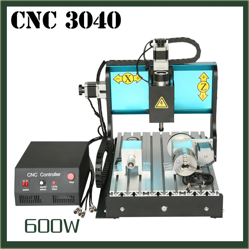 

JFT Good Price 4 Axis 600W Metal Engraving Machine with Parallel Port Micro Drilling Machine 3040