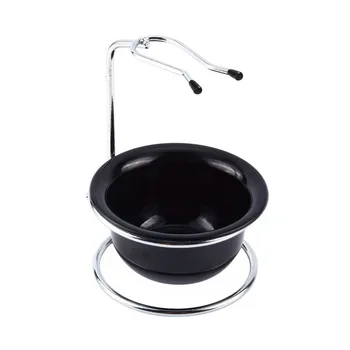

Stainless Steel Barber Shaving Brush Razor Stand Holder+Shaving Bowl/ Mug Set Men's Gift Beard Shaver Brush Bowl Stand Holder