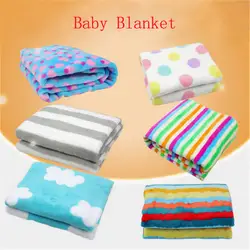 Высококачественное новое детское одеяло s уплотненное Двухслойное Коралловое Флисовое одеяло для младенцев Пеленальный конверт