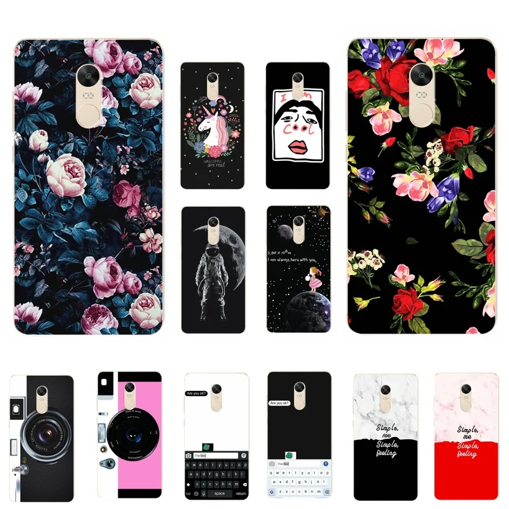 

Lovers Chic Phone Case Tropical style For Redmi Note 4 X Back Cover Soft TPU Silicone For Xiaomi Redmi Note 4X Funda Coque 5.5"