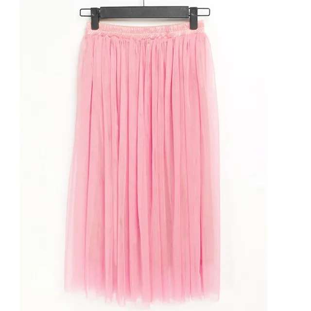 Women's Fashion Princess Style Voile Tulle Skirt Bouffant Puffy Skirt