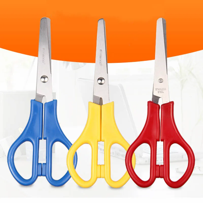 

13.2cm Household Scissors Kitchen Office Scissors Stainless Steel Sharp Shear Hand Tool Durable Students mini DIY Scissor Tool