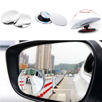 

Universal 2PCS Auto 360 Wide Angle Car Small Round Mirror for Lada Priora Sedan sport Kalina Granta Vesta X-Ray XRay